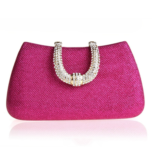 Luxus Pink Strass Kupplung Geldbörse Abendtaschen